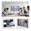 StarTech.com Supporto a parete per TV orientabile pesante per schermi piatti fino a 100 pollici e 85 kg, VESA 800x500, supporto a basso profilo, conforme TAA