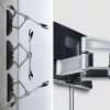 StarTech.com Supporto a parete per TV orientabile pesante per schermi piatti fino a 100 pollici e 85 kg, VESA 800x500, supporto a basso profilo, conforme TAA