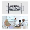 StarTech.com Supporto a parete per TV orientabile pesante per schermi piatti fino a 100 pollici e 85 kg, VESA 800x500, supporto a basso profilo, conforme TAA