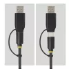 StarTech.com Adattatore da USB-C/USB-A a M.2 NVMe e 2,5 pollici/3,5 pollici SATA, 10 Gbit/s, lettore esterno di SSD senza attrezzi, B+M/M-Key