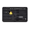 StarTech.com Kit di riparazione computer da 40 pezzi per laptop/PC/elettronica/telefono, set di cacciaviti di precisione con 30 punte, coperchio rimovibile con tappetino magnetico, strumenti di leva