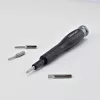 StarTech.com Kit di riparazione computer da 40 pezzi per laptop/PC/elettronica/telefono, set di cacciaviti di precisione con 30 punte, coperchio rimovibile con tappetino magnetico, strumenti di leva