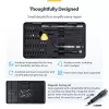StarTech.com Kit di riparazione computer da 40 pezzi per laptop/PC/elettronica/telefono, set di cacciaviti di precisione con 30 punte, coperchio rimovibile con tappetino magnetico, strumenti di leva