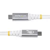 StarTech.com cavo USB4 da 1,5 m, 80Gbit/s, cavo USB-C certificato USB-IF, 240W PD, 8K 120Hz/4K 240Hz DP2.1 DP80, guaina in TPE, compatibile Thunderbolt 4 – cavo USB-C bianco
