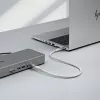 StarTech.com cavo USB4 da 50 cm (1,6ft), 80Gbps, cavo USB-C certificato USB-IF, 240W PD, 8K 120Hz/4K 240Hz DP2.1 DP80, guaina in TPE, compatibile Thunderbolt 4 – cavo USB-C bianco