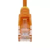 StarTech.com cavo Ethernet CAT6 sottile arancione da 25 cm, snagless, 100W PoE, UTP, LSZH, 28AWG rame puro nudo, cavo patch di rete RJ45 sottile con scarico di trazione, testato singolarmente