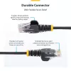 StarTech.com cavo Ethernet CAT6 sottile arancione da 25 cm, snagless, 100W PoE, UTP, LSZH, 28AWG rame puro nudo, cavo patch di rete RJ45 sottile con scarico di trazione, testato singolarmente