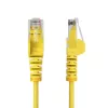 StarTech.com cavo Ethernet CAT6 sottile giallo da 25 cm, protezione linguetta, 100W PoE, UTP, LSZH, 28AWG trefoli in rame puro nudo, cavo patch di rete RJ45 sottile con scarico di trazione, testato singolarmente