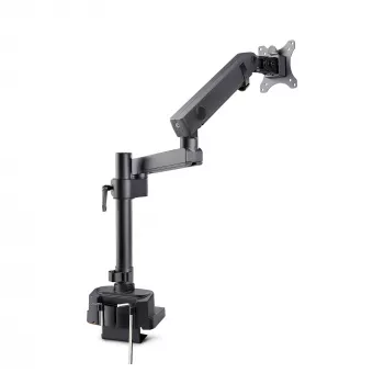 StarTech.com Supporto monitor da scrivania, per schermi fino a 40 pollici/8 kg, braccio a molla meccanica, morsetto a C/passaggio scrivania, installazione dall'alto, regolazione senza attrezzi