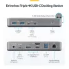 StarTech.com 199UE-USBC-DOCK Docking station/replicatore di porte per laptop con filo USB 3.2 Gen 2 (3.1 Gen 2) Type-C grigio