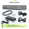 StarTech.com 199UE-USBC-DOCK Docking station/replicatore di porte per laptop con filo USB 3.2 Gen 2 (3.1 Gen 2) Type-C grigio