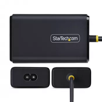 StarTech.com caricabatterie USB-C per laptop 65W, cavo USB-C fisso da 1,5 m, alimentatore per Dell, XPS, HP ProBook, MacBook Pro, Microsoft Surface Pro