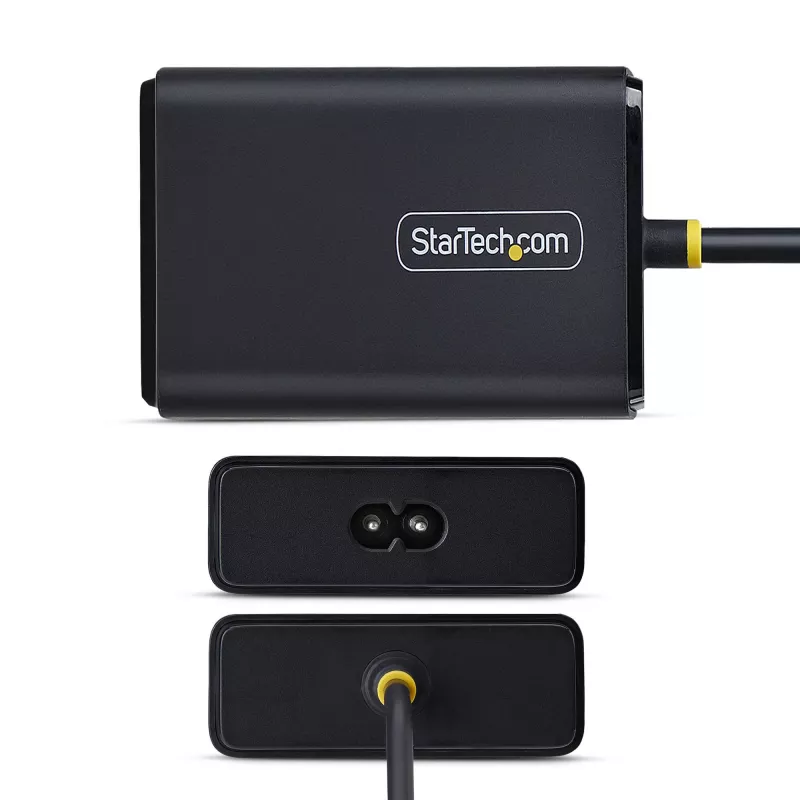 StarTech.com caricabatterie USB-C per laptop 100W con cavo USB-C fisso da 1,5 m, alimentatore per Dell, XPS, HP ProBook, MacBook Pro, Microsoft Surface Pro