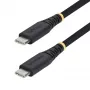 StarTech.com cavo di ricarica USB-C da 1 m (3ft), 60W (3A) PD, guaina in nylon/TPE intrecciata a doppio strato, cavo di ricarica USB-C robusto, cavo di ricarica per laptop USB 2.0