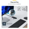 StarTech.com Hub USB-A a 4 porte, 5 Gbit/s, bus-powered, hub mini da USB-A a 4x USB-A, cavo host extra lungo da 61 cm, plastica PCR, hub USB portatile per desktop/laptop