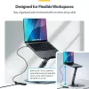 StarTech.com Hub USB-C a 4 porte, 5 Gbit/s, bus-powered, hub mini da USB-C a 4x USB-A, cavo host extra lungo da 61 cm, plastica PCR, hub USB portatile per desktop/laptop