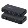 StarTech.com Hub USB-A a 4 porte, 5 Gbit/s, autoalimentato, cavo host 2-in-1 USB-C e USB-A, 1 porta di ricarica BC 1.2, alimentatore 24 W incluso, MacBook e Windows