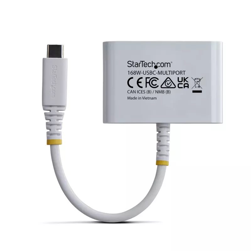 StarTech.com Adattatore multiporta da USB-C a HDMI con ricarica PD 140W, HDMI 4K 60Hz, hub USB 5Gbit/s, mini-dock per MacBook / Dell / Thinkpad / HP / iPad / tablet
