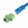 StarTech.com Accoppiatore SC-SC confezione da 10, accoppiatore fibra ottica SC OS2 monomodale con flangia, adattatore SC/APC simplex