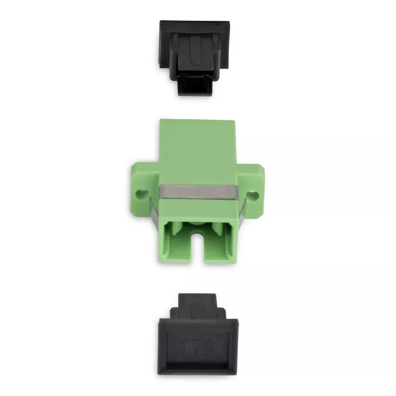 StarTech.com Accoppiatore SC-SC confezione da 10, accoppiatore fibra ottica SC OS2 monomodale con flangia, adattatore SC/APC simplex