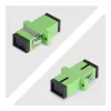 StarTech.com Accoppiatore SC-SC confezione da 10, accoppiatore fibra ottica SC OS2 monomodale con flangia, adattatore SC/APC simplex