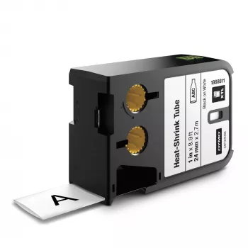 DYMO XTL Etichette termorestringenti | 24 mm x 2,7 m | nero su bianco