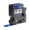DYMO Etichette in vinile industriali Rhino | 19 mm x 5,5 m | stampa bianca su blu | autoadesive | per etichettatrici LabelManager e Rhino