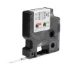 DYMO Etichette in poliestere permanenti industriali Rhino | 6 mm x 5,5 m | stampa nera su bianco | autoadesive | per etichettatrici Rhino e LabelManager