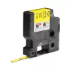 DYMO Rhino etichette termorestringenti industriali per cavi | 6 mm x 1,5 m | Nero su giallo | per etichettatrici Rhino
