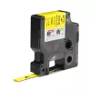 DYMO Rhino etichette termorestringenti industriali per cavi | 9 mm x 1,5 m | Nero su giallo | per etichettatrici Rhino