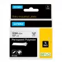 DYMO Rhino etichette industriali in poliestere permanente | 12 mm x 5,5 m | Stampa nera su bianco | Autoadesive | per etichettatrici Rhino e LabelManager