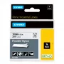 DYMO Rhino etichette industriali in nylon flessibile | 19 mm x 3,5 m | Stampa nera su bianco | Autoadesive | per etichettatrici Rhino e LabelManager