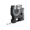 DYMO Rhino etichette industriali in poliestere permanente | 9 mm x 5,5 m | Stampa nera su trasparente | Autoadesive | per etichettatrici LabelManager e Rhino