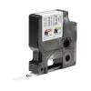 DYMO Rhino etichette industriali in poliestere permanente | 12 mm x 5,5 m | Stampa nera su trasparente | Autoadesive | per etichettatrici LabelManager e Rhino