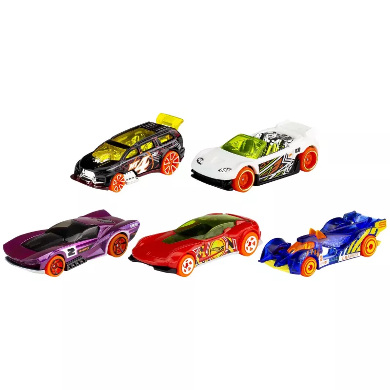 Hot Wheels confezione da 5 assortimento, set veicoli, 3 anno/i, colori assortiti