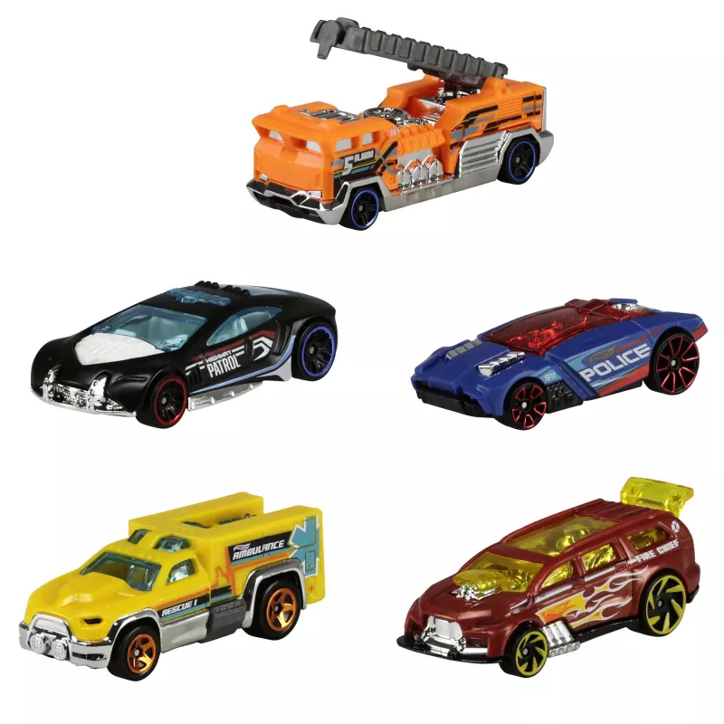 Hot Wheels confezione da 5 assortimento, set veicoli, 3 anno/i, colori assortiti