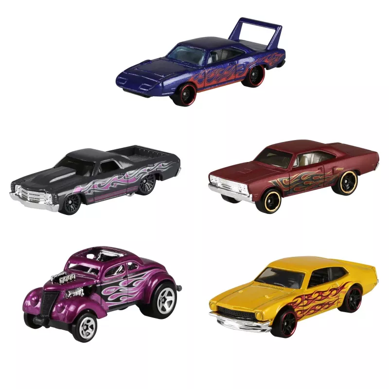 Hot Wheels confezione da 5 assortimento, set veicoli, 3 anno/i, colori assortiti