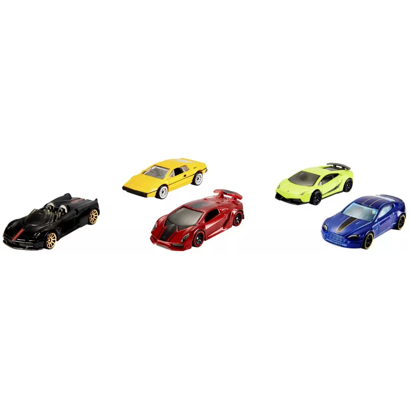 Hot Wheels confezione da 5 assortimento, set veicoli, 3 anno/i, colori assortiti