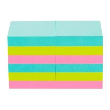 3M 622-12SS-MIA note adesive quadrate blu, rosa, giallo autoadesive