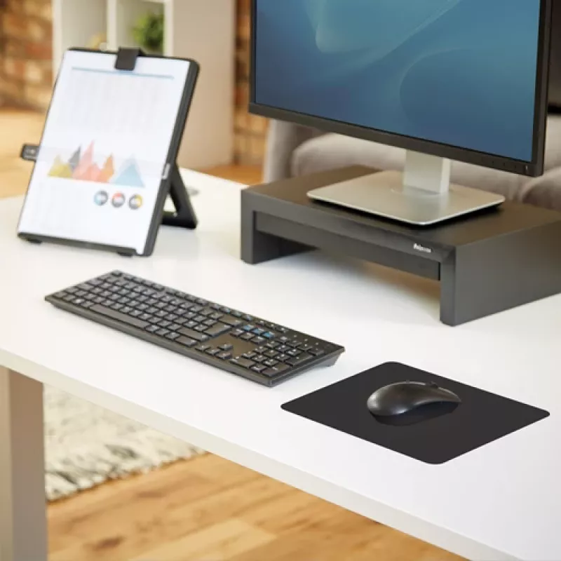 Tappetino per mouse Basic/Nero 29704 Fellowes