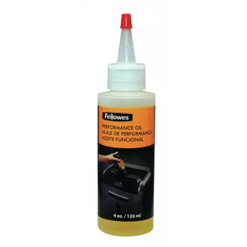 Fellowes olio per distruggidocumenti 120 ml, olio lubrificante, 0,12 L, multicolore, 44,5 mm, 44,5 mm, 161,9 mm