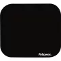 Fellowes tappetino mouse premium - nero, nero, monocromatico, poliestere, gomma