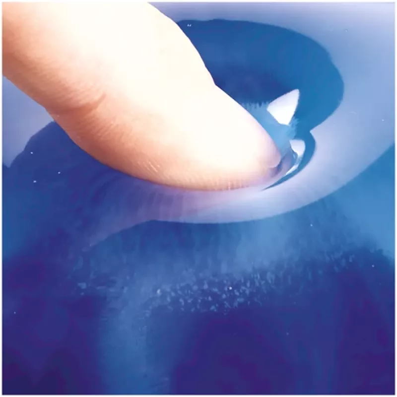 Fellowes Mouse Mat Wrist Support - tappetino mouse Crystals Gel con base antiscivolo in gomma - tappetino mouse ergonomico per computer, laptop, home office – compatibile con mouse laser e ottici – blu