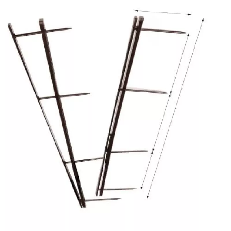 GBC VeloBind strisce per rilegatura 45 mm nero (25), nero, A4, 45 mm, 297 mm, 25 pz.
