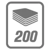 GBC VeloBind strisce per rilegatura 45 mm nero (25), nero, A4, 45 mm, 297 mm, 25 pz.