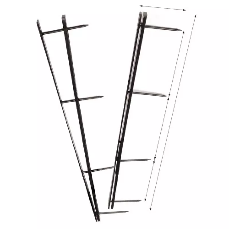 GBC VeloBind strisce per rilegatura 45 mm nero (25), nero, A4, 45 mm, 297 mm, 25 pz.