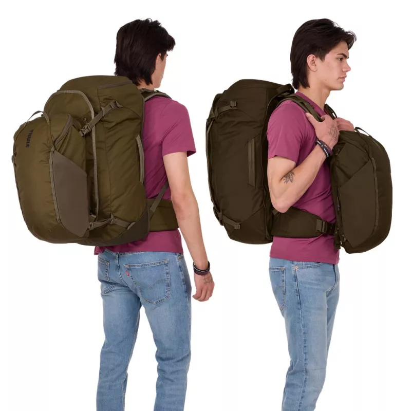 Thule TLPM270 zaino Deep Khaki zaino da viaggio poliestere