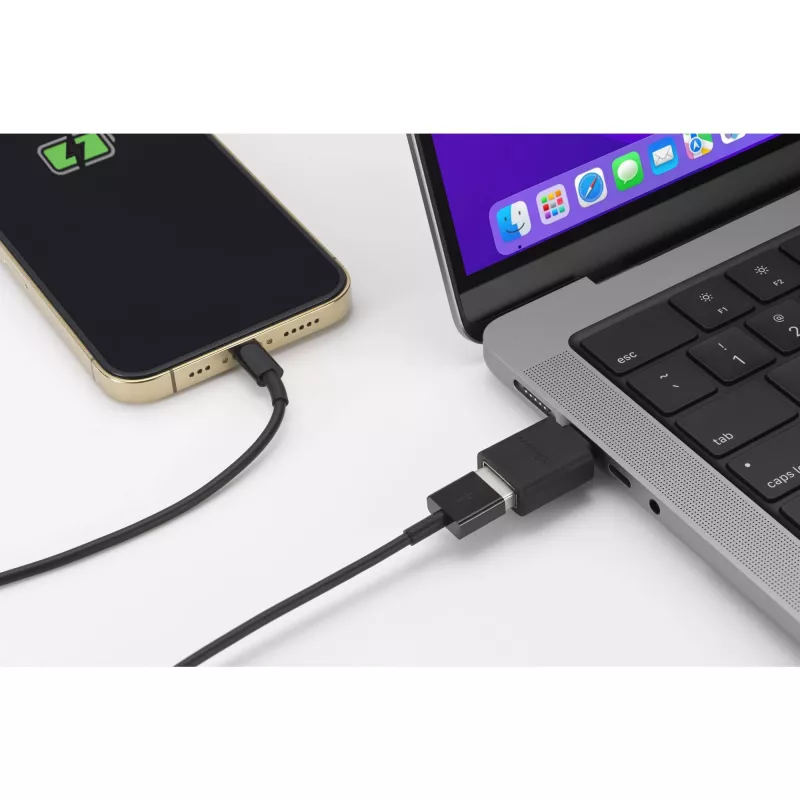 Kensington CA1010 adattatore USB-C a USB-A M/F, USB-C, USB-A, nero