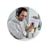 Kensington Classic cuffie 3,5 mm con microfono e controllo del volume