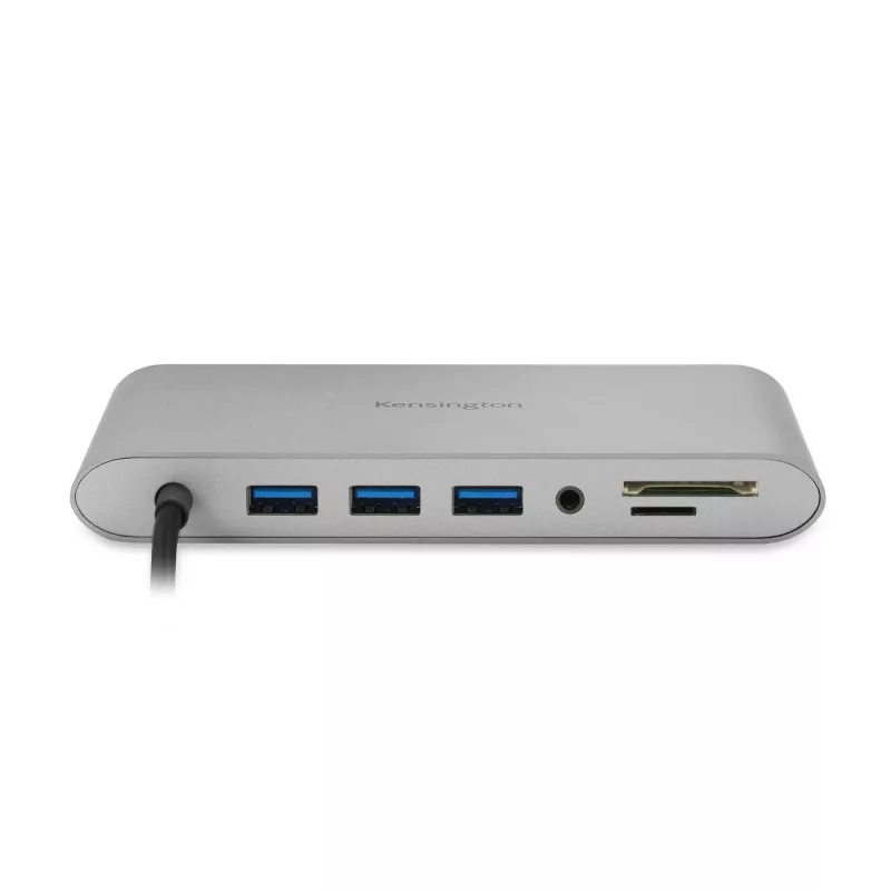 Kensington UH1440P dock mobile USB-C 5Gbps dual video senza driver - 85W Pass-Through Power - DP/HDMI/VGA